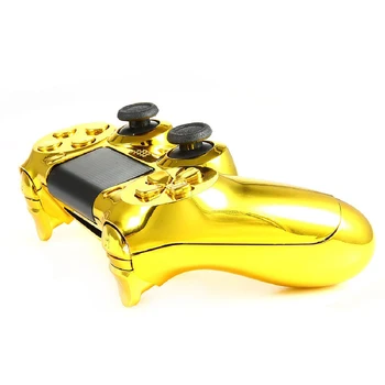 Generic gold Plating Ochranný Kryt Kůže Pro Sony Playstation 4 PS4 Rukojeť Kryt shell