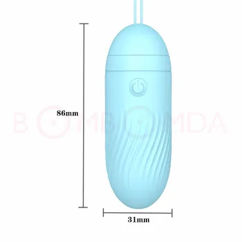 Ovládání APLIKACE Silikonové Kulka Vejce Vibrátory pro Ženy USB Dobíjecí Vibrační Masážní Míč Vibrační Vajíčko pro Ženy Hračky Pro Dospělé
