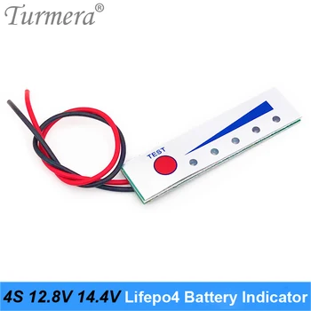 Turmera 4S 12.8 V, 14,4 V 32700 32650 Lifepo4 Kapacita Baterie Indikátor Modul Displeje Elektrická Vozidla Baterie Tester Používat