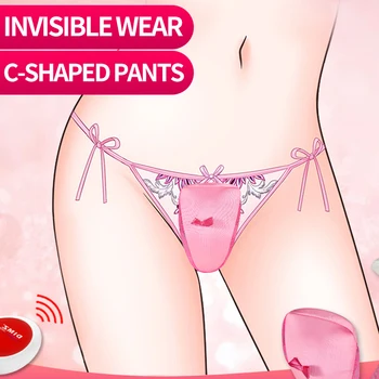 Nositelné Kalhotky Vibrátor 12 Režimy Bezdrátové Dálkové Ovládání Neviditelné Vibrační Klitorální Stimulátor Dospělý Sex Hračky pro Ženy
