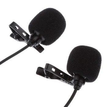 Mini Klopový Klopě Mikrofon Dual Čele Záznam Klip Na Mikrofon pro iPhone iPad Samsung Tablet DJA99