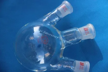 500 ml 3-neck Round bottom flask , nástěnné ,24/29 (Borosilikátové sklo 3.3 materiál)