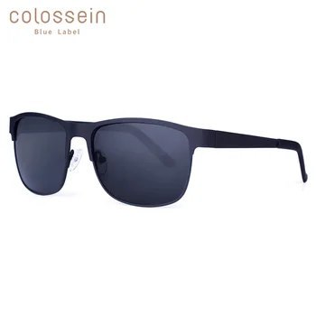 COLOSSEIN Klasické sluneční Brýle Muži Polarizované Retro Řidičské Brýle Módní Kovový Rám Sluneční Brýle pro Ženy, UV400 Oculos De Sol