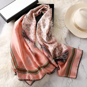 Na jaře a na podzim nový hedvábný šátek ženy gradient ručně malovaný hedvábný šátek opalovací krém šátek letní pláž ručník šátek