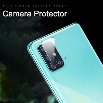 3-v-1 Sklo + Pouzdro Pro Samsung Galaxy A51 Screen Protector Tvrzené Sklo pro Galaxy A51 SM-A515F Fotoaparátu Sklo Protector