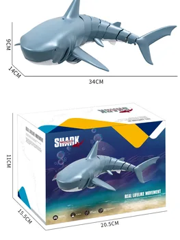 Dálkové Ovládání Žraloka 2.4 G Elektrické Simulace RC Ryby, Léto, Vody, Děti, Hračky RC Žralok Dlouhá Životnost Baterie Hračka Ryba Rc Loď Bb50