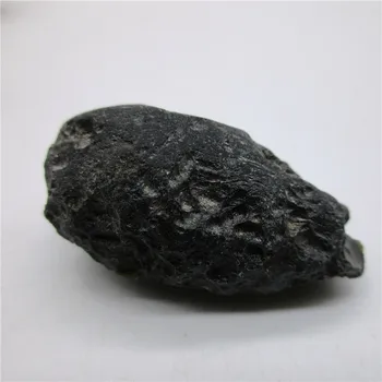 Vzácné Přírodní Kameny Unikátní Tektite Minerální Exemplář Černé Skály Surový Drahokam Dekorace Zdraví Kolekce Léčivé Energie Kamene