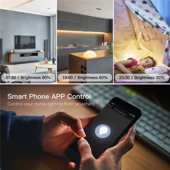 DIY Wi-fi Inteligentní Světlo LED Stmívač Vypínač Inteligentní Život/Tuya APLIKACE Dálkové Ovládání 1/2 Způsob, jak Přepínat,Funguje s Alexa Echo Google Domov