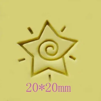 Doprava zdarma Pentagram větrný mlýn vzor Mini diy mýdlo razítko chaprter těsnění 2*2 cm ZZ038