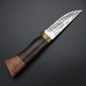 MiXUAN FENG litary taktické pevnou čepelí, nůž 8CR18MOV 60HRC divoký lov přežití camping nůž