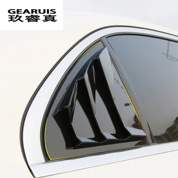 Car Styling Zadní Okno Trojúhelník Rolety dekorační panel Pokrývá Samolepky Střihu Pro Mercedes Benz C class W205 Auto Příslušenství