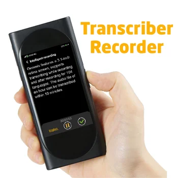 Langogo AI Překladatel Smart Recorder je Real-time on-line translation104 Jazyků Překlad Přepis Hlasu na text eSIM Wifi