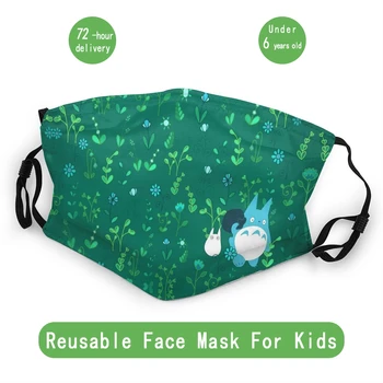 Totoro Květinové Děti Non-Jednorázové Obličejové Masky Proti Prachu Maska Ochrana Maska, Respirátor Úst Muflové