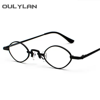 Ouylan Malé Oválné sluneční Brýle, Ženy Módní Značky Návrhář Vintage Metal Sluneční Brýle Muži Steampunk Brýle Zrcadlové Brýle UV400