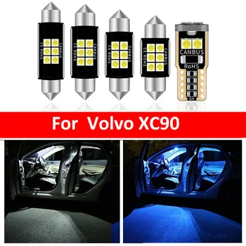 20ks Žádné Chybové Bílá Canbus LED Světla Auto Žárovky Pro Volvo XC90 2002-2011 Mapu Dome Kufru auta spz Lampy Interiér Paket Kit