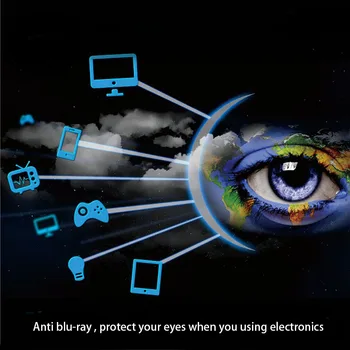 BCLEAR 1.67 index lomu anti blue ray čočky jednotnou vizi objektivu Presbyopie modré světlo očí ochrana počítačové brýle tenké