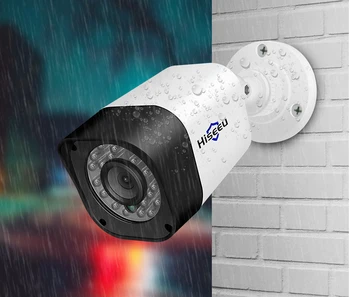 Hiseeu AHD 720P 1080P kulka CCTV Kamery vodotěsné venkovní krytý IR CUT Noční Vidění HD Bezpečnostní Kamera video Kamery