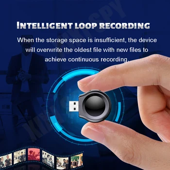 Mini kamera 1080P HD Digital Voice Video rekordér DV Profesionální malé mikro zvuk Diktafon secret home cam