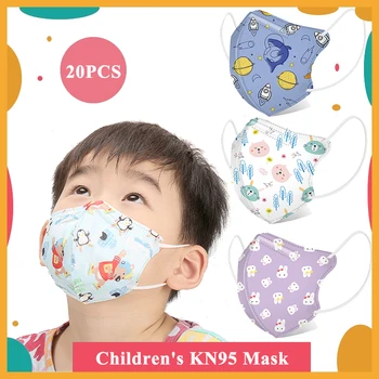 Děti FFP2 Maska KN95 Opakovaně Kreslený Maska na Obličej 5 Vrstev Filtr Proti Prachu Děti, Obličej, Ústa, Čepice Ochranné Mascarillas