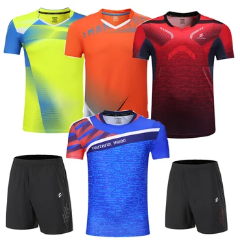 2020 Badminton Trička Sportovní trička Muži , Ženy, Rychlé Suché Stolní Tenis košile Běžecké tričko Fitness Trénink, tenis Košile