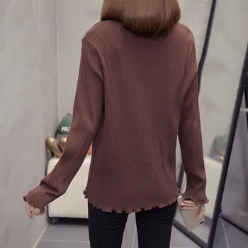 Plus velikost v-neck pletené pulovry svetry pro ženy 2020 podzim korejský styl slim základní pletené topy nadrozměrných Ženské propojek