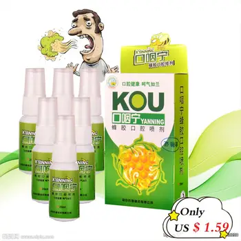 10pcs Čínské bylinné sprej k čištění úst, potlačit špatný dech, zmírnit ulcerózní faryngitida