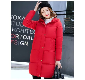 Módní ženy bunda černá šedá bílá červená růžová dámské zimní kabáty super teplé nepromokavé nepromokavou thicked dlouhá parka bundy
