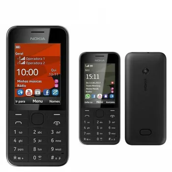 Používá Nokia 208 Dual Sim Verze Telefonu, ŽÁDNÉ hebrejské, Unlocked GSM Mobilní Telefon
