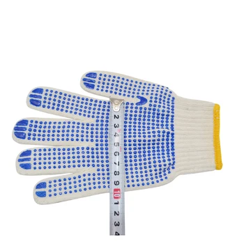 Práce 700 g plastová příze rukavice bod lepidlo rukavice bavlněné protiskluzové bod korálek rukavice