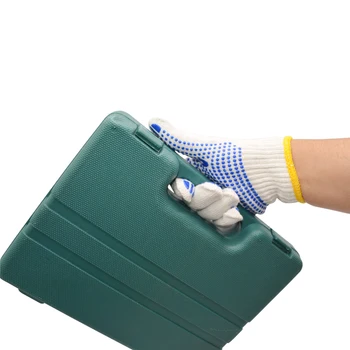 Práce 700 g plastová příze rukavice bod lepidlo rukavice bavlněné protiskluzové bod korálek rukavice