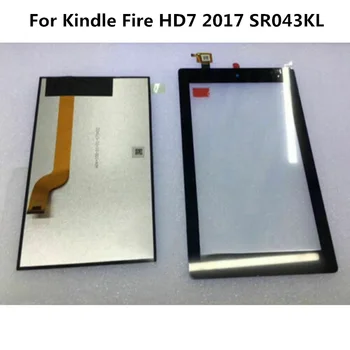 SR043KL Dotykový Displej LCD displej Pro Kindle Fire HD 7 HD7 2017 Výměny a Opravy LCD vnitřní Obrazovky
