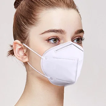 100ks masky pleťové masky proti prachu, respirátor 6 vrstev 99% filte ústa masky řasenky mascarilla