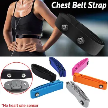 Vysoce Kvalitní Elastický Hrudní Pás Soft Strap Kapela Pro Lední Sport Běh Srdeční Frekvence Sledovat Bluetooth Nastavitelný