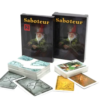 2020 saboteur 1/ saboteur 2 rozšíření, 2-12 přehrávač pro činnost strany karty, hra, stolní hra