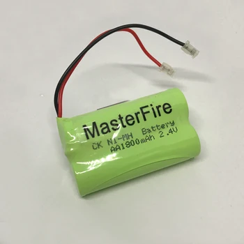 MasterFire Nové Originální Ni-MH AA 2.4 V 1800mAh Ni-MH Dobíjecí Baterie S Konektory Pro Bezdrátový Telefon Baterie