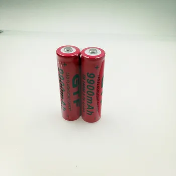 10pcs/lot 18650 baterie 3.7 V 9900mAh dobíjecí liion baterie pro Led svítilna Pochodeň baterie litio baterii+ Doprava Zdarma