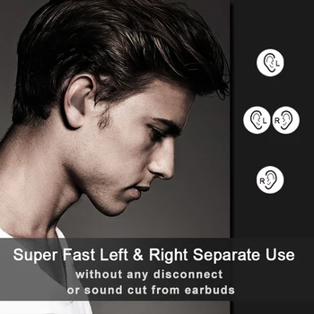 Bezdrátová Bluetooth Sluchátka Stereo Bass Sluchátka s Mikrofonem Univerzální Sluchátka