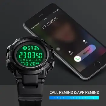 SKMEI Módní Chytré Hodinky Muži Bluetooth náramkové Hodinky Smartwatch Muž, APLIKACE, Volání, Zprávy, Připomenutí Reloj Inteligente Pro Huawei Xiaomi