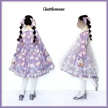 Lolita šaty lolita dítě těsnění šaty op roztomilé sladké lo denní nošení Kawaii Holka Tea Party Šaty