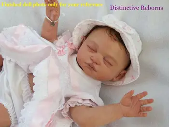NPKCOLLECTION DIY prázdné nenatřené reborn panenku kit celé tělo měkký vinyl panenku kit anatomicky správnou Carina tím, Shiela Michael