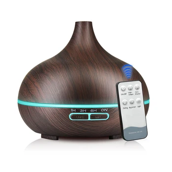 1ks 550 ml Aroma Zvlhčovač Vzduchu Difuzér Esenciálních olejů Aromaterapie Elektrické Ultrasonic cool Mist Maker pro Domácí Dálkové Ovládání