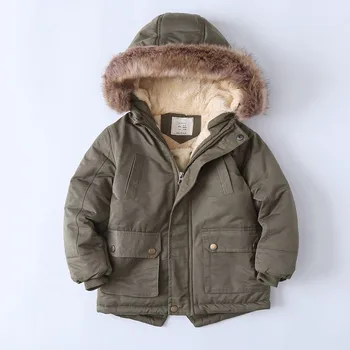 2020 Dívky Chlapci Zimní Bundy Dětské Kabáty Batole Silné Pevné Kabát s Kapucí pro Děti, dětské Teplé Ležérní Větrovka