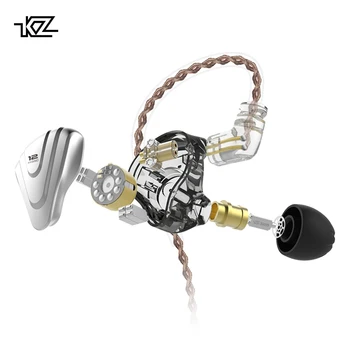KZ ZSX Terminator Kovové Sluchátka 5BA+1DD Hybridní hi-fi In-ear Bass Sluchátka Sport Metal In-Ear Monitor Hluku při Zrušení Sluchátka