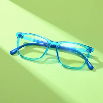 Seemfly Děti Modré Světlo Blokování Brýle TR90 Náměstí Děti, Počítač Brýle Měkké Flexibilní Rám Chlapci Dívky Brýle Podívaná