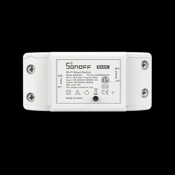 Sonoff Základní R2 Smart Switch Wifi Bezdrátové Smart Home Dálkové Ovládání Časovač DIY Přepínač Přes Ewelink APLIKACE Pracovat s Google Alexa