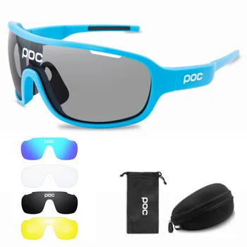 5 Čočky POC Dámské Pánské MTB Cyklistické Brýle Polarizační Sportovní Brýle na Kolo Eyewears Horské Kolo Cyklistické Brýle