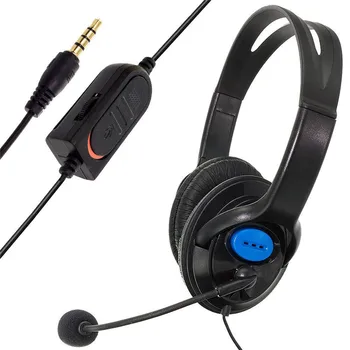 VOBERRY 3,5 mm Drátový Herní Headset, Deep Bass Herní Sluchátka Profesionální Počítačové Sluchátka S Mikrofonem Pro PS4, PC Laptop #