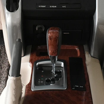 SPEEDWOW Automatická Převodovka Auto Gear Shift Měnič Páky Pro Toyota LAND CRUISER 200 FJ20 2008-2017 Dřevo Obilí Barva