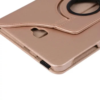 Pro Samsung Galaxy Tab A6 10.1 2016 SM-T580 T580N T585 T585C Tablet Pouzdro 360 Rotující Flip Kožené Stojan, Ochranný Kryt