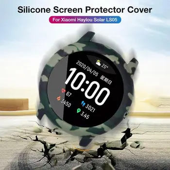 Nové Silikonové Chrániče Sledovat Rám Pouzdro Pro Xiaomi Haylou Solární LS05 SmartWatch Příslušenství Shell Protector Hodinky Případ